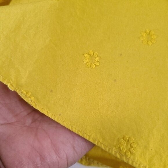 Ulla Johnson Gold Tessa V-Neck Mini Dress Size 2 - Picture 3 of 10